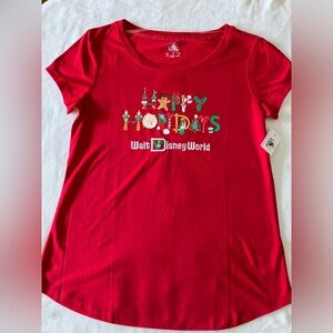 NWT Disney Parks, Walt Disney World Happy Holidays Christmas t-shirt